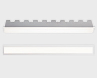 Встраиваемый LED светильник Italline IT06-6015 white, 30W LED, 3000K, белый, вр 40*3,7 см