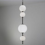 Светильник ElegantLight DZN-13550 ЧЕРНЫЙ  D200/H800-2000/4/LED/20W/4500K (120+200+100+150mm) 24-12