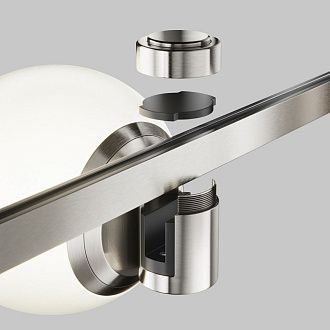 Трековый светильник 12,4*10*-10 см, *LED*5W, 4000K, Maytoni Technical Luna TR229-1-5W4K-PT, Платина