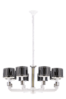 Люстра Ø820 x H500 (1100), мм, 40W, WHITE (Белый) Sfera Sveta 2153/8 WHITE