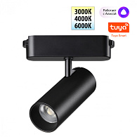 Трековый светильник 4 см, 12W, 3000-6000K, Novotech Easy Shino 359470, черный