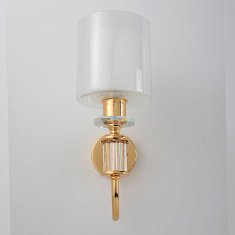 Бра 37 см, Crystal Lux ELENA AP1 GOLD, золото
