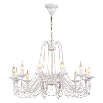 Подвесная люстра F-Promo Chateau 2164-12P, D920*H650/1350, белый с золотом