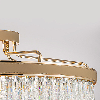 Подвесная люстра 80,5*118,5 см, 1*LED, 80W, 3000-6000К, Favourite Visconte 4304-8P латунный