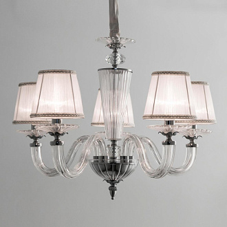 Люстра подвесная Citilux Медея CL436151,  диаметр 62 см, хром