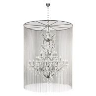 Подвесная люстра 120 см, Loft IT Vaille Crystal 10450/1200, графит
