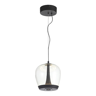 Подвесной светильник 20*200 см, LED, 17W,  3000К, ST-Luce Ripple SL6014.423.01 черный