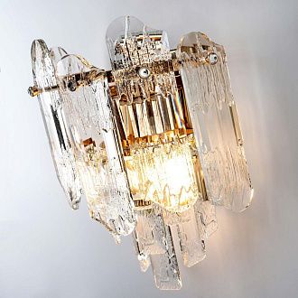 Настенный светильник 23x14x26см, Е14, 2x40Вт, , Modelux ML.7083.02 GD Золото