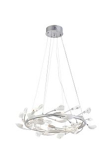 Люстра Ø600 x H160, мм, 6 x 7W+LED 18 x 1.5W(27W) 4000K, CHROME (Хром) NewRgy 9020-D600SL CHROME