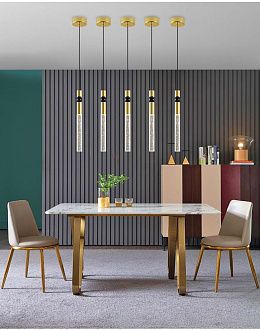 Подвесной светодиодный светильник Inodesign Spree Gold 44.2534