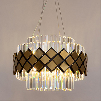 Светильник 50 см, Arte Lamp Amelia A1039SP-10BK, черный-золото