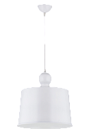 Люстра Ø350 x H350(1100), мм, 1*40W, WH+WH(Белый+Белый) Sfera Sveta 8166 WH+WH