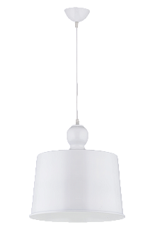 Люстра Ø350 x H350(1100), мм, 1*40W, WH+WH(Белый+Белый) Sfera Sveta 8166 WH+WH