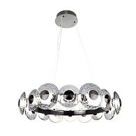 Подвесная люстра 70*29,5-159 см, 16*LED, 72W, 4000K, Favourite Claros 4643-16P, матовый никель