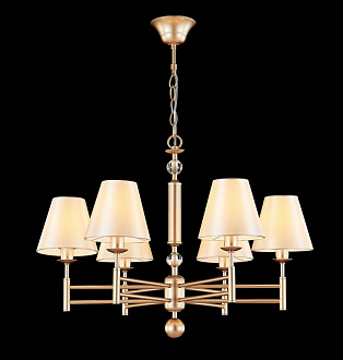 Люстра 67 см, Crystal Lux FLAVIO SP6 GOLD Золотой