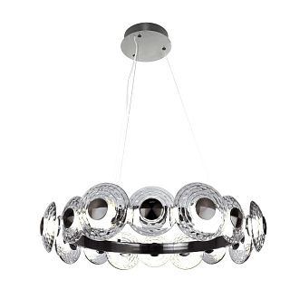 Подвесная люстра 70*29,5-159 см, 16*LED, 72W, 4000K, Favourite Claros 4643-16P, матовый никель