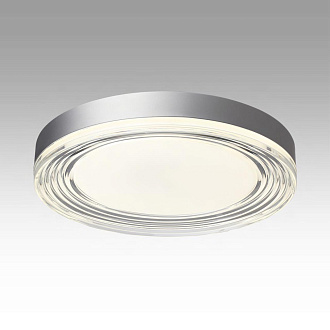 Настенно-потолочный светильник 40*8,2 см, LED 76W 4000K Sonex Eterna 7727/76L никель/прозрачный