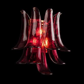 Настенный светильник 39 см, Loft IT Lilou 10600W Burgundy, бронза