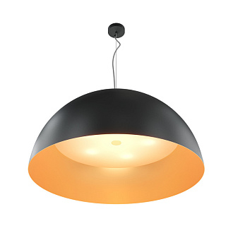 Подвесной светильник Maytoni Dome MOD169PL-05GB1 80 см, 5*E27*60W, Черный с Золотом