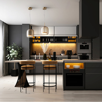 Светильник подвесной Maytoni LED Madmen MOD128PL-L6AM, 6W LED, 3000K, диаметр 23 см, бронза
