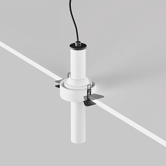 Встраиваемый светильник 3*3*21,6 см, LED, 7W, 4000К, Maytoni Technical Focus T C140TRS-L200-7W4K-W белый, вр 8 см