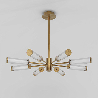 Светильник 116*116*90 см, *LED, 38W, 3000 Eurosvet Stark 50386 LED, латунь