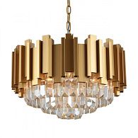 Каскадная люстра 50*30-70 см, 6*E14, 40W, Omnilux Omnilux 720 OML-72003-06, золотой