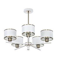 Люстра на штанге 60 см с абажурами Белая Citilux ALTON CL421252