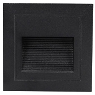 Встраиваемый светильник 8,5*5*8,5 см, 1*LED*5W 4200K Arte Lamp Piazza A7325IN-1BK черный