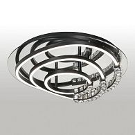 Люстра потолочная *54*13-13 см, 1*LED*40W, 4000K, Lussole Hardin LSP-7436, черный