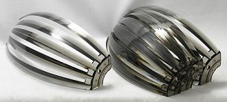 Потолочный светильник Lussole GRLSP-9539, диаметр 36 см, хром-дымчатый