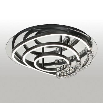 Люстра потолочная *54*13-13 см, 1*LED*40W, 4000K, Lussole Hardin LSP-7436, черный