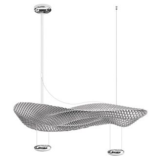 Подвесной светильник 120 см, 26W, 3000K, LOFT IT Angel 10478P, хром