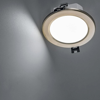 Светильник встроенный 11*4,2 см, LED*7 W, 3000-5500-4000 К, Бронза Citilux Акви CLD008113V, вр 9 см