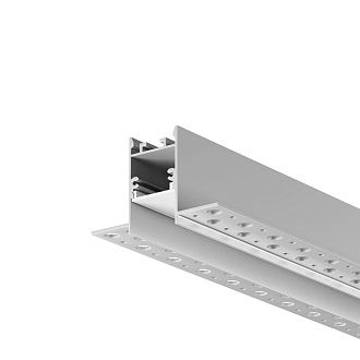 Алюминиевый профиль встраиваемый скрытого монтажа 65x42 (Серебро, 2 м), ALM-6542-S-2M 636012, 200*7*4 см, Maytoni  636012, Серебро