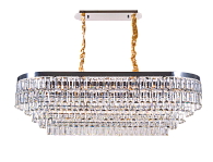 Люстра L1200 x W500 x H410, мм, 19*40W (760W), CHROME+CLEAR (Хром + Прозрачный Хрусталь) NewRgy 2752R/19A CHROME+CLEAR