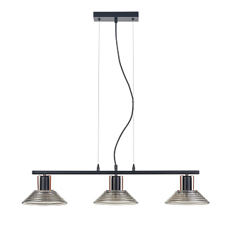 Подвесной светильник 19*79*95 см, 3*E27 черный, медь Vele Luce Intrigo VL5822P03