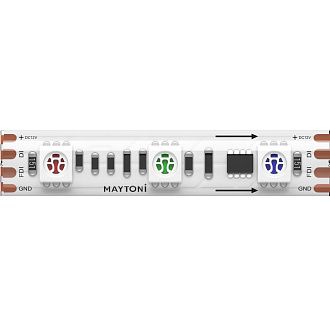Светодиодная лента 12V 5050 14,4Вт/м RGB 5м IP 65 201243, 500 см, Maytoni SPI 201243, цена за метр, катушкой по 5 м