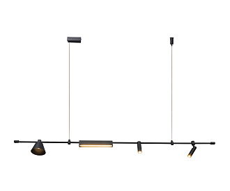 Светильник 150 см, 20W, 4000K, Kink Light 07616-150L,19, черный