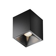Потолочный светильник 6*8 см, *LED*8W, 4000K, Maytoni Alfa LED C065CL-8W4K-SQ-B, Черный