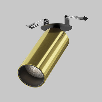 Спот 5,2*5,2*15,8 см, LED, 12W, 4000К, Maytoni Technical FOCUS LED C053CL-L12W4K-W-BS латунный, вр 5,2 см