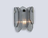 Бра 22*15*27- см, 2*E14*40W, K, Ambrella Light High Light LH31207, сатин никель