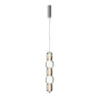 Подвесной светильник 12*12*382 см, LED*13W, 3000K, Maytoni Ritmo MOD381PL-L30CH3K, хром