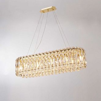 Люстра L1000 x W300 x H280 (1200), мм, 10*40W (400W), H GOLD (Золото) NewRgy NW090-L1000*W300*H280(1200) H GOLD
