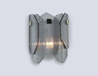 Бра 22*15*27- см, 2*E14*40W, K, Ambrella Light High Light LH31207, сатин никель