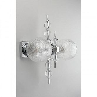 Бра 20*37*46 см, 2*E27, 40W, Aployt MELANI APL.821.01.02, хром