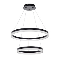 Подвесной светильник 60*60*90 см, LED 80W, 3000 / 6000K, Черный LED4U L10823-60-40 BK
