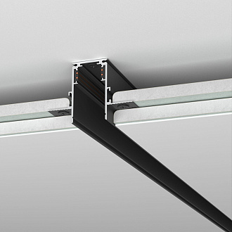 Шинопровод встраиваемый Elektrostandard Slim Magnetic под ГКЛ 9,5мм 3м 85210/00, черный