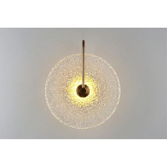 Бра 12*28*33 см, 1*LED, 5W, 3000K, Aployt Luca APL.329.01.05, латунный