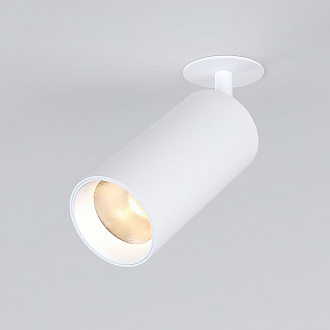 Потолочный акцентный светильник 7*7*21 см, 15W 4200K Elektrostandard Diffe 25066/LED белый, вр 4,7 см